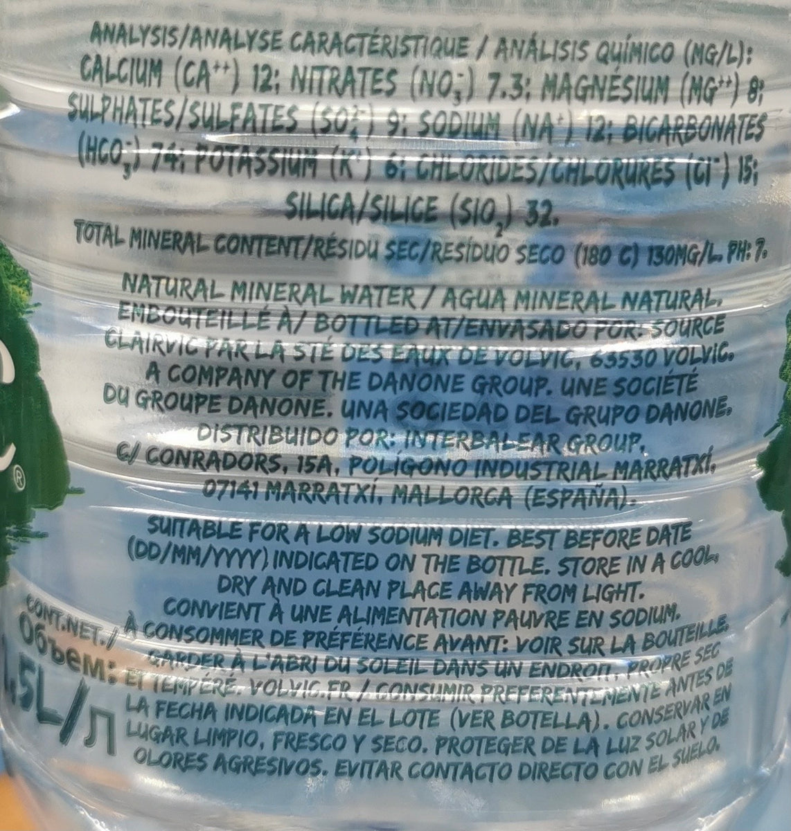 Pack d'eau minérale naturelle VOLVIC: 6x1.5L – WestinDrink - Livraison de  boissons en Martinique